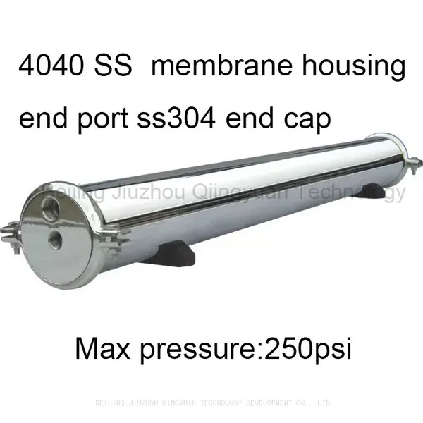 4040 8040 Side Port End Port Stainless Steel Sanitary Triclamp Connection Membrane Housing for Water Treatment