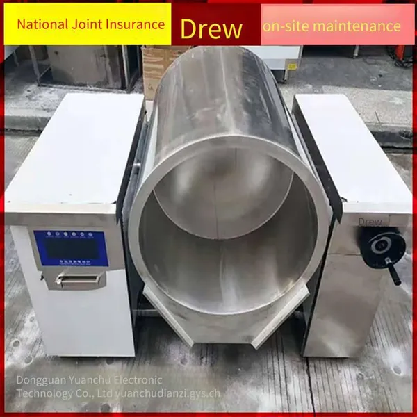 Deru Inclined Soup Pot for Commercial Use, Non-standard Customizable Stainless Steel Pot, Tilting Electromagnetic Swing Soup Stove, 20kw photo-3