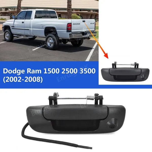 EnruigeOK Tailgate Handle With Backup Camera for Dodge Ram 1500 2500 3500 (2002-2008) photo-2