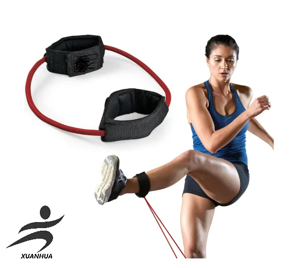 Anti-slip Padding for Leg Resistance Bands and Exercise Ropes Ankle Cuffs – a Portable Fitness Device for Use at the Gym or at Home photo-2