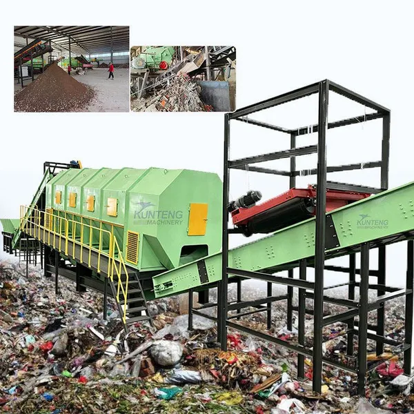 50t/d Waste Sorter Waste Feeding Machine Recycling Center Underground Waste Classification System EPC