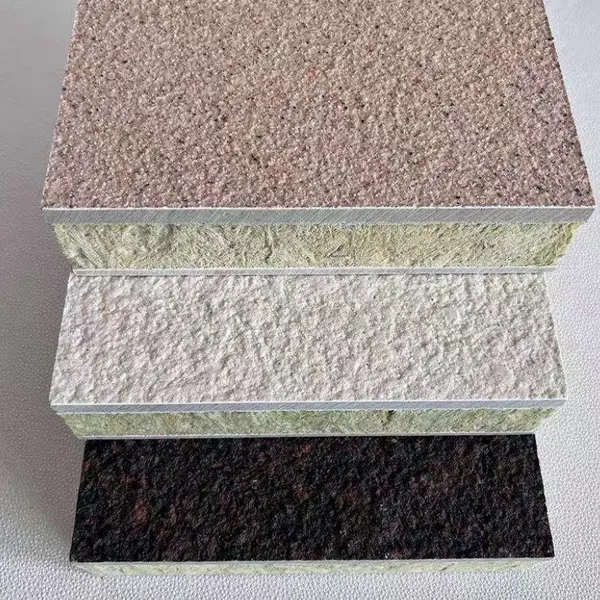 Water-in-Sand Stone Coated Thermal Insulation Decorative Panel EIFS Exterior Wall Cladding Residential Outer Wall Renovation