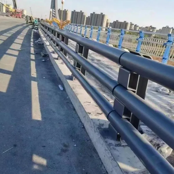 Galvanized Highway Bridge Guardrails for Urban Expressways, Custom-made According to Drawings, Longbang Traffic Facilities photo-5