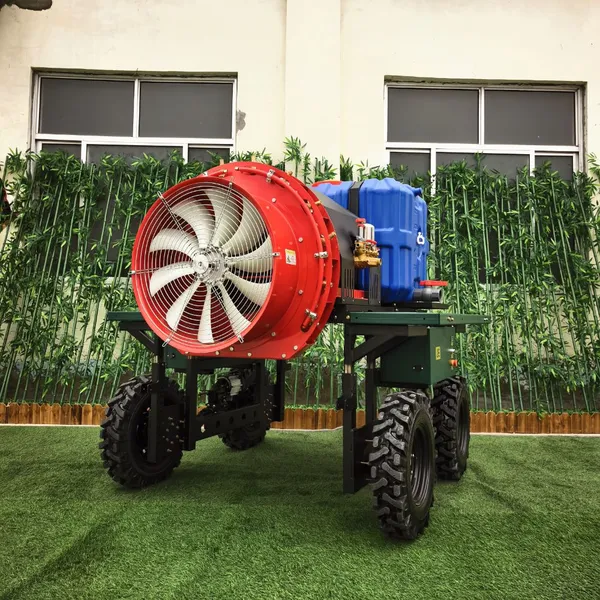 Remotely Controlled Fan Weed Sprayer Vehicle | Heavy Duty Agricultural Weed Control Machine With Airblast Technology photo-3