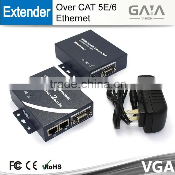 Best Sale One Road Vga Audio/video Extender Vga Kit Vga Extender 300m Transmitter Receiver Vga Extender