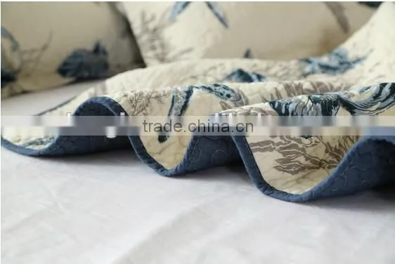 100% COTTON WASHED QUILT 32X32S 66x62 photo-3