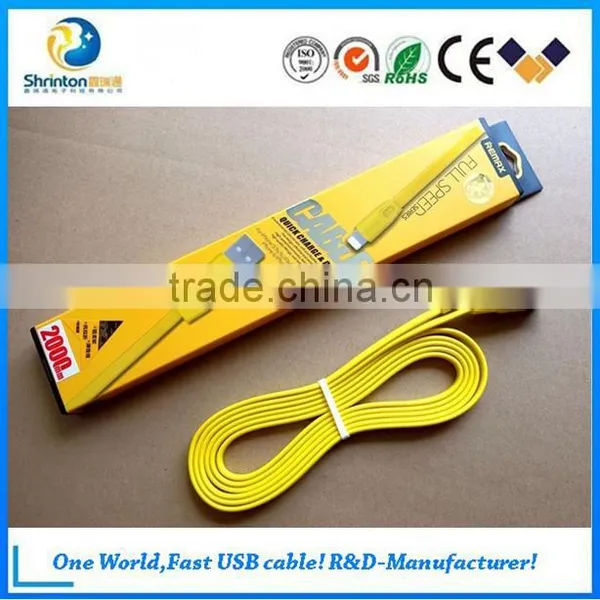 2.1A Full Speed Usb Charge Data Sync Remax Cable for Iphone5 5s 5c 6 6s Plus photo-5