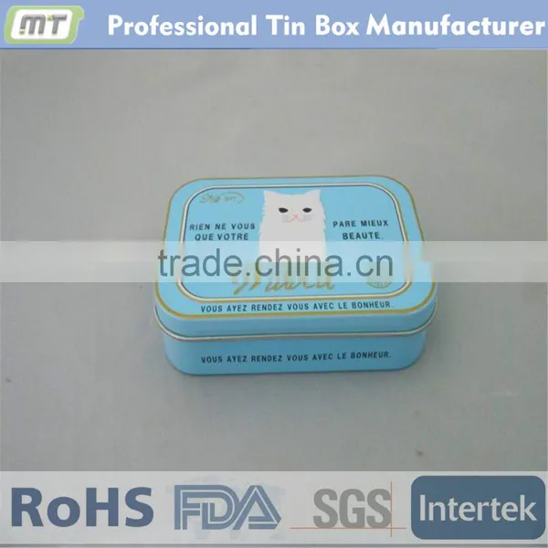 Rectangular Hinged Metal Tin Box for Pomade Quality Choice photo-2