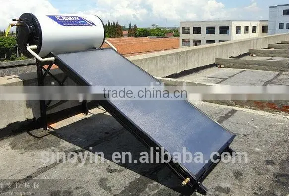 200L Compact Integrative Pressurized Flat Plate Solar Collector Solar Water Heater photo-2