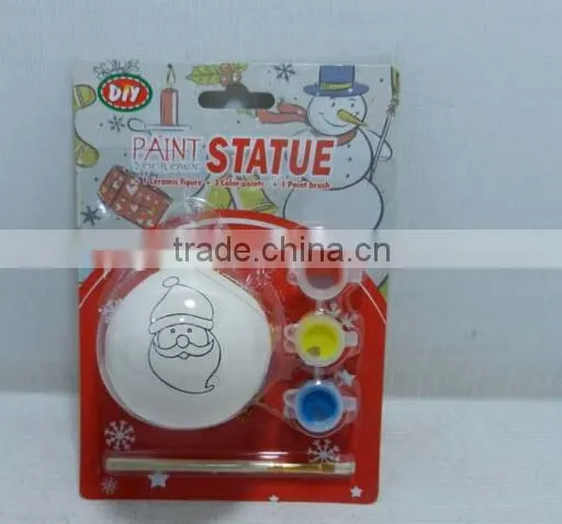 Wholesale Nontoxic Paint Your Own Ceramic Plane Statue Paint DIY Sets photo-3