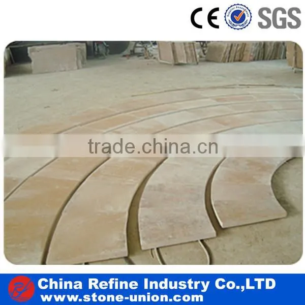 Honed Surface Beige Limestone Wholesaler Price photo-6