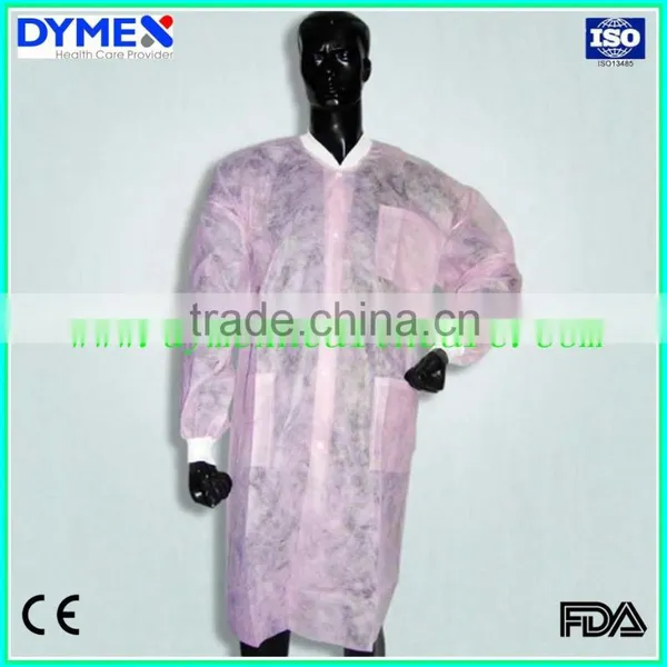 Qualitied Hospital Doctor Lab Coat With Knit Cuff and Collar photo-2