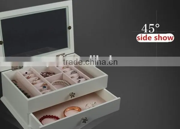 High Quality Accessories Gift Saving Wooden Box With Pull Grid Varning Custom Logo photo-5