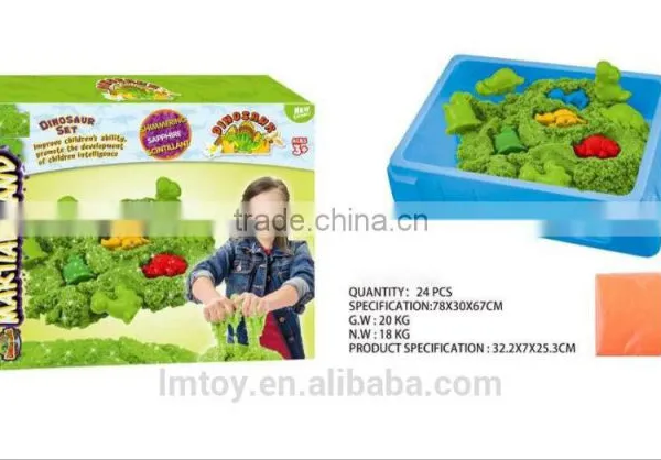 Never Dry Martion Sand in Motion ,cookies Cake Motion Sand With 7 Sand Mold