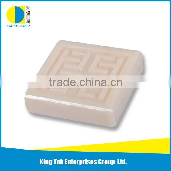China Wholesale 40g Square White Pure Vegetable Oil Soap