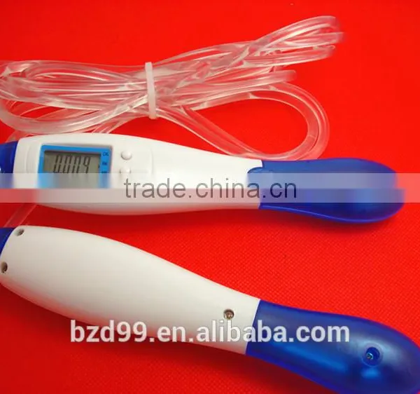 Manufacturer OEM/ODM Smart Sport Fitness PVC Adjustable Digital Step/Distance/ Calorie Rope Skipping Wire Length Counter photo-2