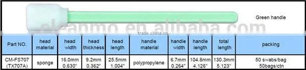 Swab Solvent Foam Tipped Cleaning Swaps photo-3