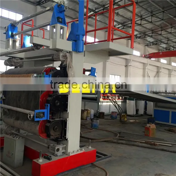 PVC Marble Ceiling Sheet Extrusion Machine 1200-1350 Square Meter / 24 Hours photo-4