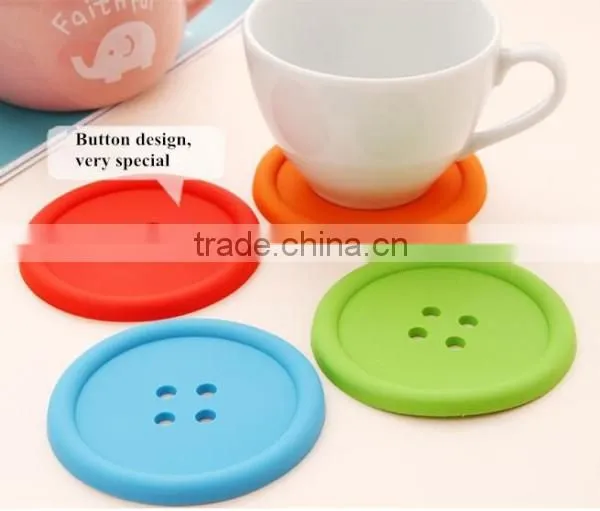 Silicone Cup Mat in Dia 9cm Cheap Cup Mat for Promotion photo-2
