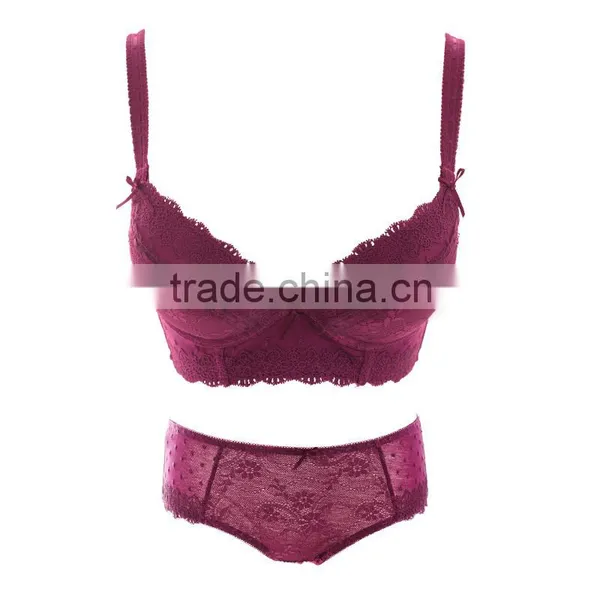 Sexy Lingerie Young Girls Fancy Bra and Panty Set photo-2