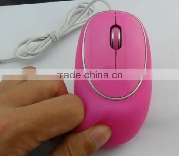 Computer Soft Silica Gel USB Wired Optical Wired Mouse photo-4
