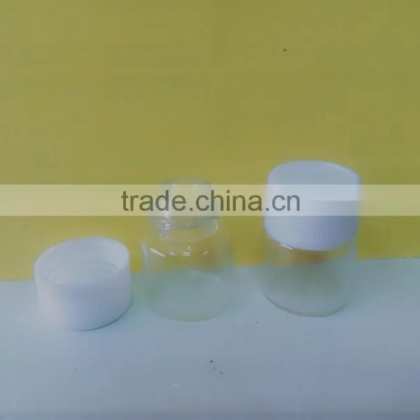 1ml-5ml Clear Glass Vial With White Cap
