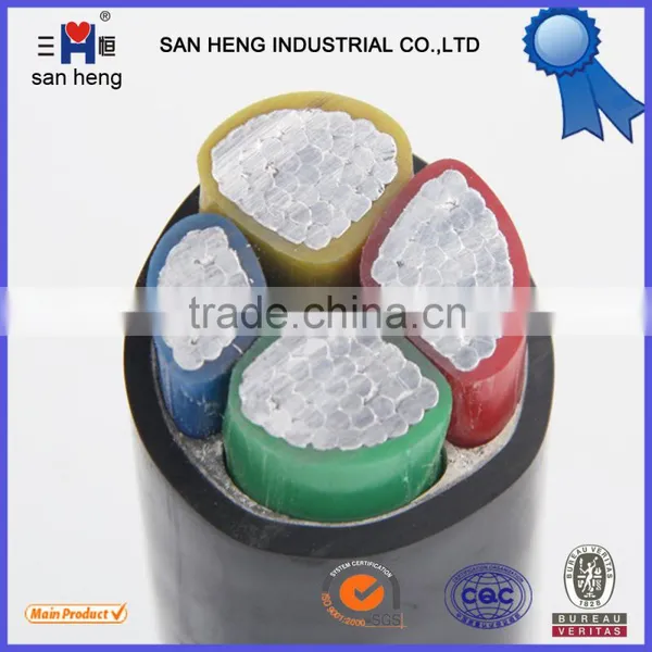 XLPE Insulated Steel Tape Armored PVC Sheathed Power Cable 3*185+1*95 photo-3