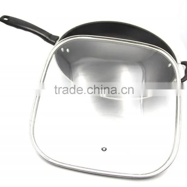 China Best Quality G Type 4mm Tempered Glass Lid for Fry Pan and Pot Supplier's Choice photo-4