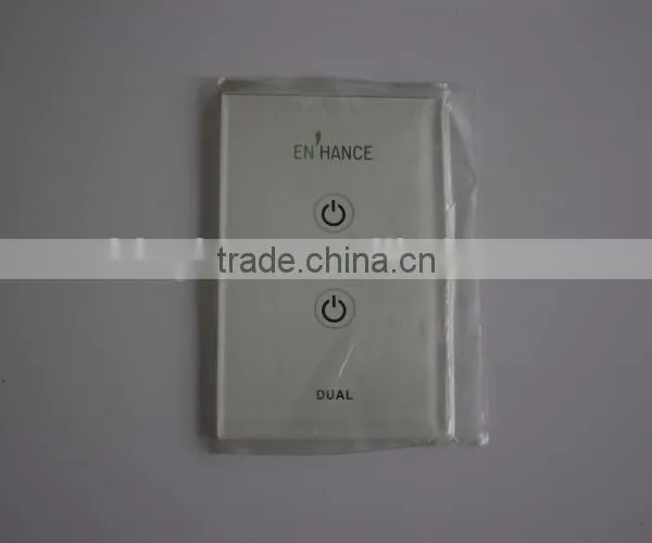 Wall Socket Glass Switch Panel,light Switch Glass Plates, Electrical Touch Switch Glass photo-5