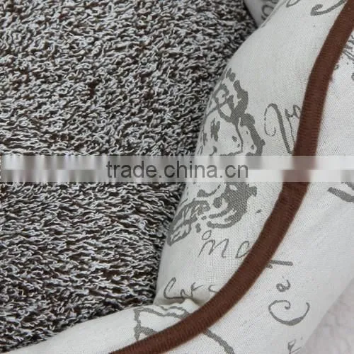 Linen Fabric Material Pet Bed With Vintage Style photo-6