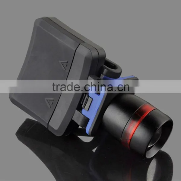 120 Lumens PE LED Headlight 3 Modes Water Resistant Lampe Frontale Headlamp Zoomable Clip-on Cap Hat Head Lamp Light photo-5