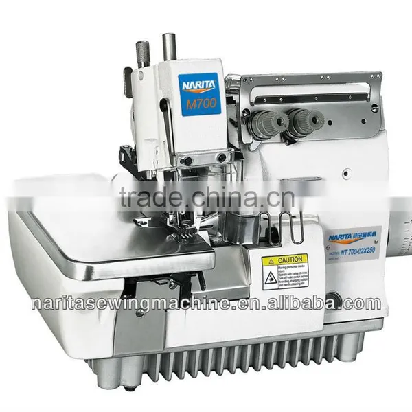 NT 700-02X250 Super high speed four thread double chain rolling overlock sewing machine for pocket