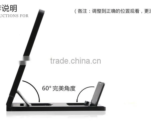 Foldable Mobile Phone LCD LED Screen Magnifier Bracket,mobile Phone Screen Magnifier Enlarge Stand Cellphone Magnifier photo-6