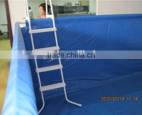 Steel Frame Pool/ Metal Rectangular Frame Pool for Sale photo-3