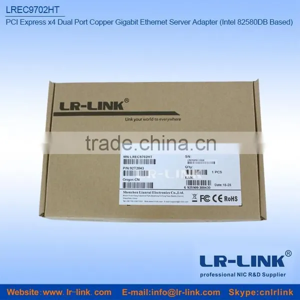 LREC9702HT PCI Express x4 Gigabit 2*RJ45 Port Ethernet Card photo-4