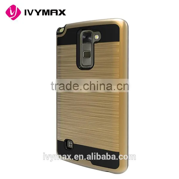 New Arrival Wholesale Motomo Ultra Thin Armor Brushed PC+TPU Cell Phone Case for LG Stylo2 Plus Most Popular photo-2