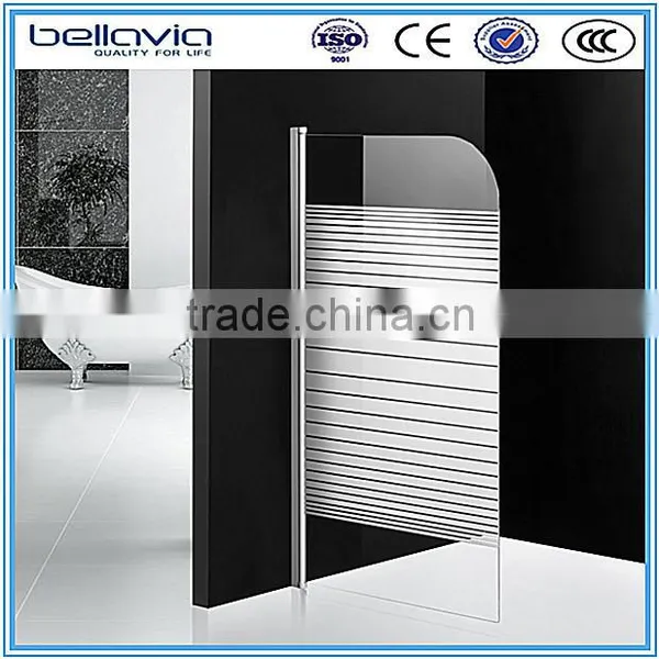 Stripe Glasses Bathtub Extend Screen 6581B