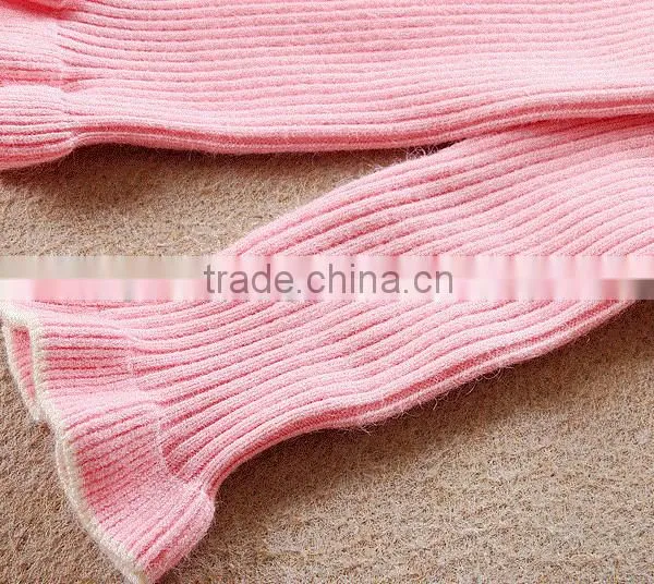 2016 Spring Girls Rib Cotton Spandex Shirt photo-4