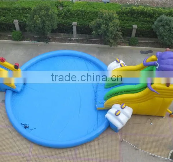 Lanqu Inflatable Water Park With Pool and Slide Quality Choice photo-4