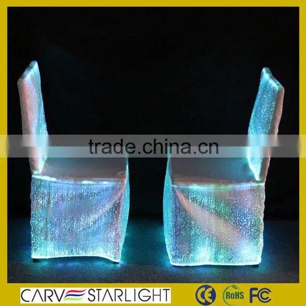 Luminous Chair Cover Wedding Illuminated Wedding Chair Covers