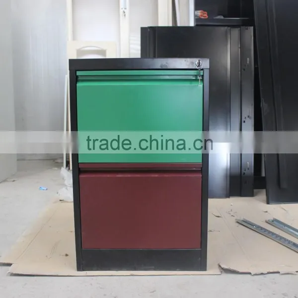 2 Drawer Different Color Steel Filing Cabinet Specifications photo-3