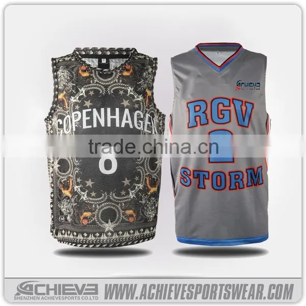 2016 Basketball Jersey Design,basketball Jersey Uniform Design Color Red photo-4
