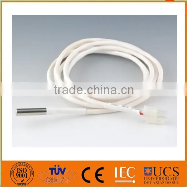 NTC temp sensor with cable and plug connector