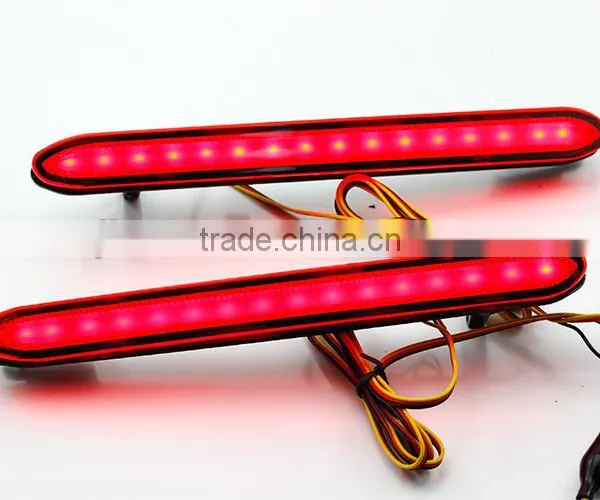 Car Accessories Led Rear Lamp Car Parking Light Led Bumper Lights Red Rear Reflector photo-5