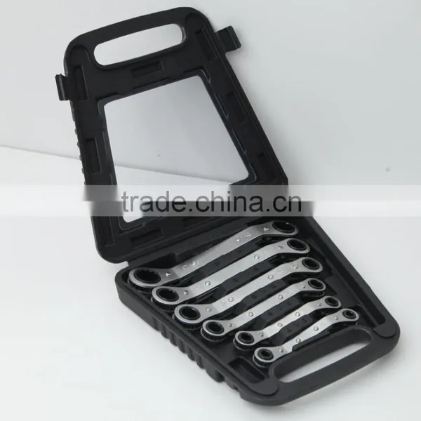 Offset Box Gear Ratcheting Ratchet Wrench Set MM photo-3
