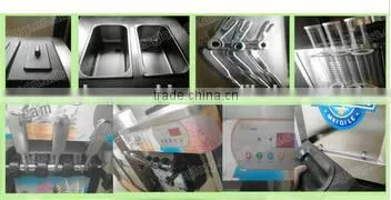 Stainless Steel Commercial 3 Flavors Soft Serve Ice Cream Machine/Ice Cream Maker photo-4