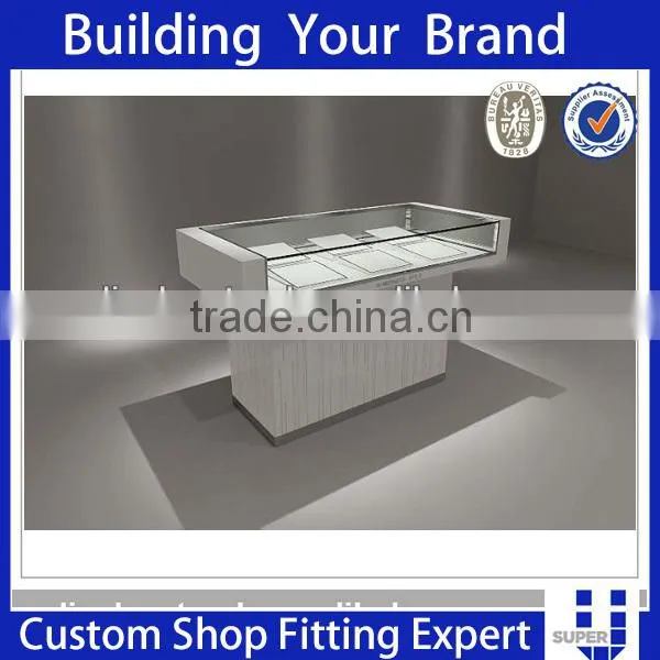 Wooden Glass Cosmetic Jewelry Wrist Watch Display Stand photo-6