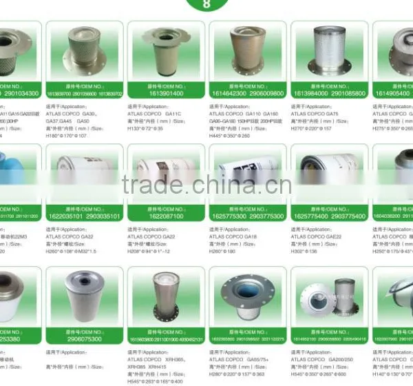 China Supplier Oil Filter Atlas Copco 1613610500 1613610590 photo-6