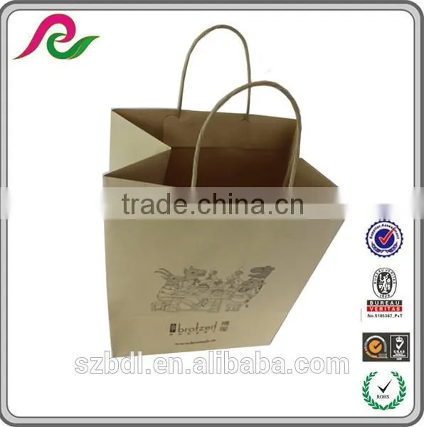 Kraft Paper Shopping Bags With Twisted Handle Paper Bag photo-4