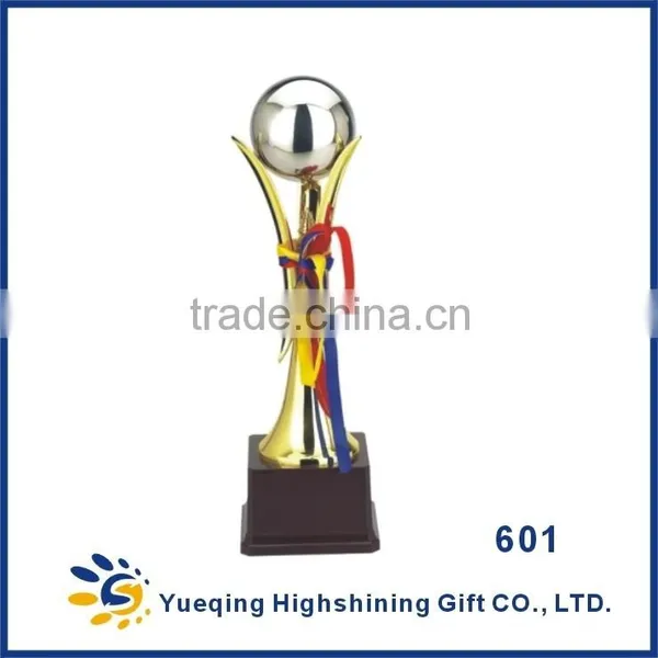 Plastic Base Crystal Sport Competition Awards Silver Trophy photo-3